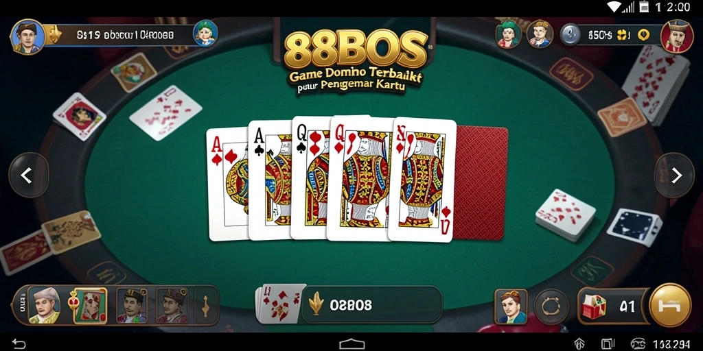 Tampilan gameplay seru dari 88BOS di Domino.