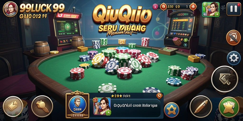 Screenshot gameplay QiuQiu yang mendebarkan di 99LUCK99.