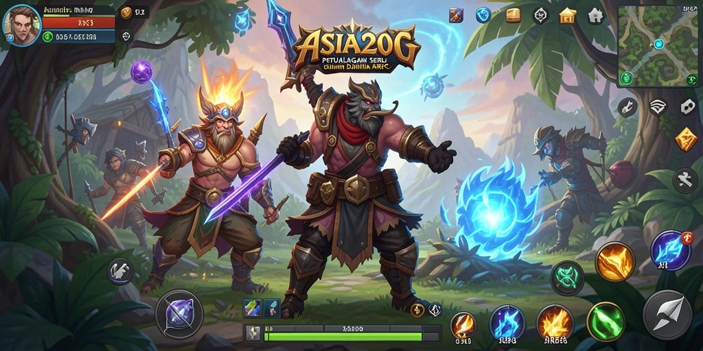 Screenshot ASIA200 yang menunjukkan aksi mendebarkan dalam gameplay ARPG.