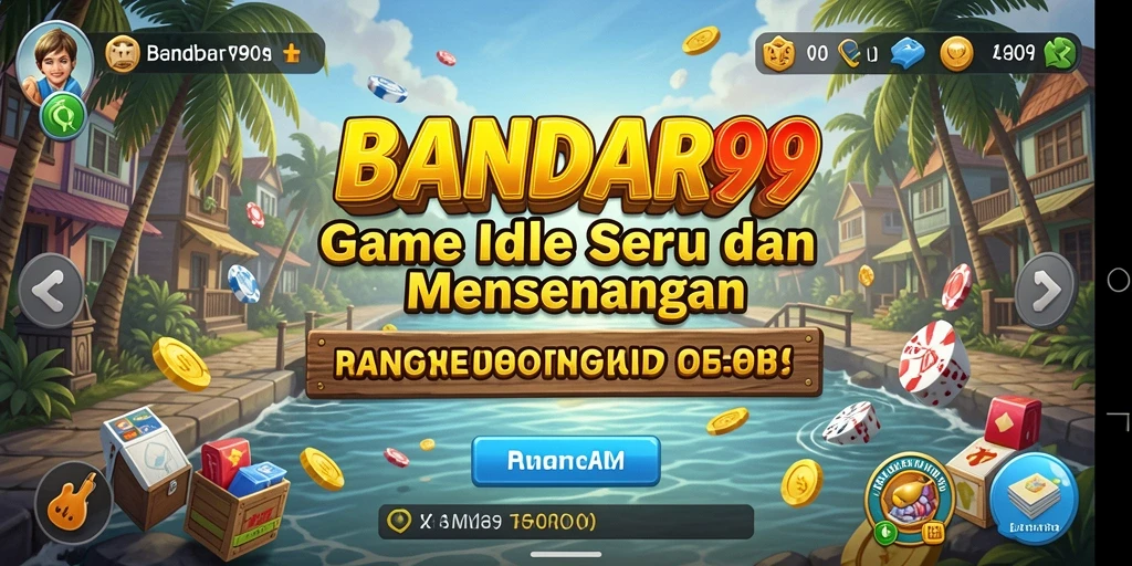 Tampilan gameplay menarik dari BANDAR99 saat bermain Idle.