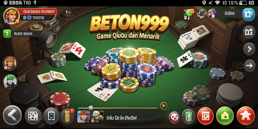 Tampilan gameplay BETON999 yang seru dan mendebarkan.