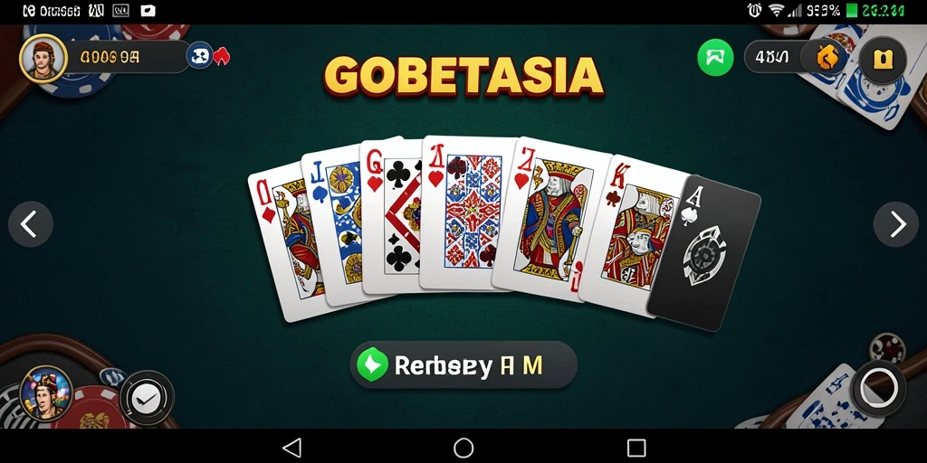 Screenshot GOBETASIA menampilkan gameplay Domino yang seru dan interaktif.