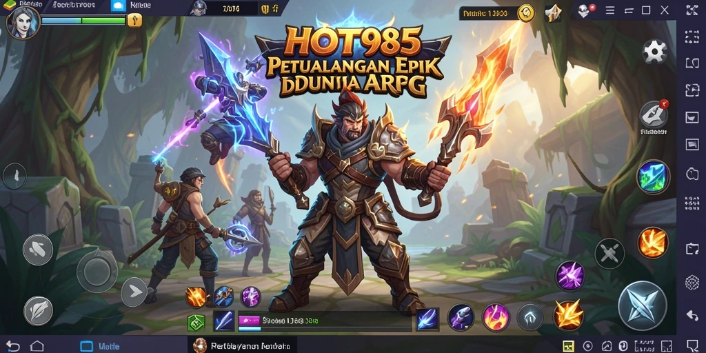 Gameplay seru di dunia ARPG dengan pertarungan mendebarkan.