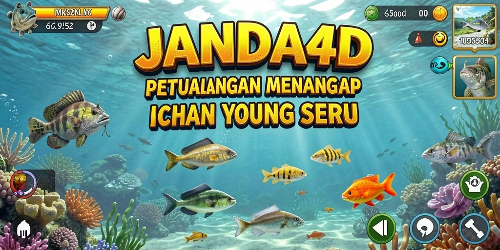 Gameplay menangkap ikan yang seru dan kompetitif di JANDA4D.