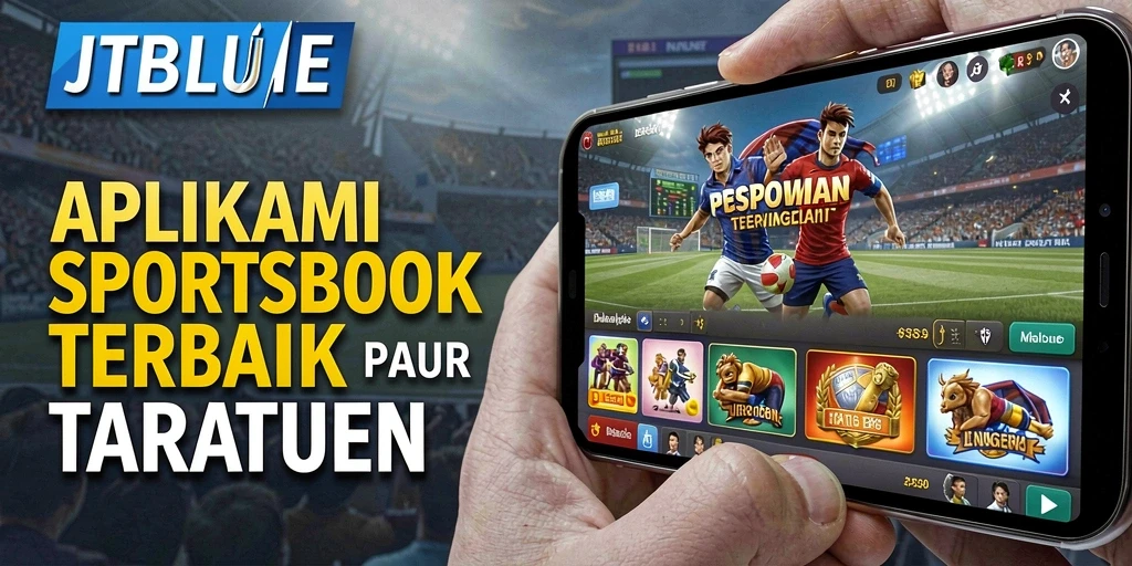 Tampilan screenshot JTBLUE ketika menampilkan berbagai pilihan taruhan olahraga.