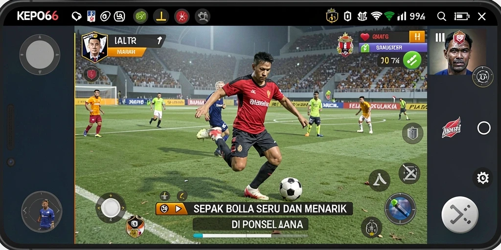 Tampilan gameplay KEPO66 yang menegangkan dan seru.