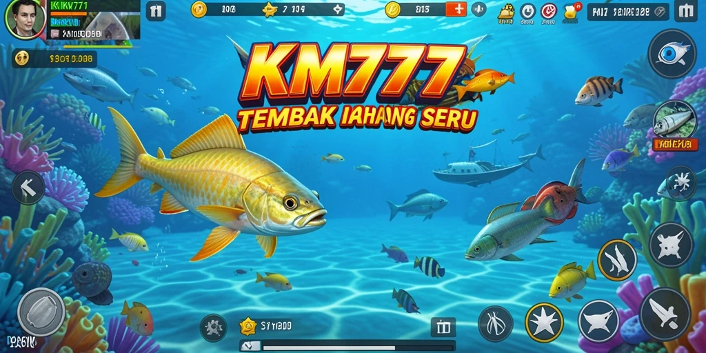 Tangkapan ikan seru dalam game KM777 dengan grafik menawan.