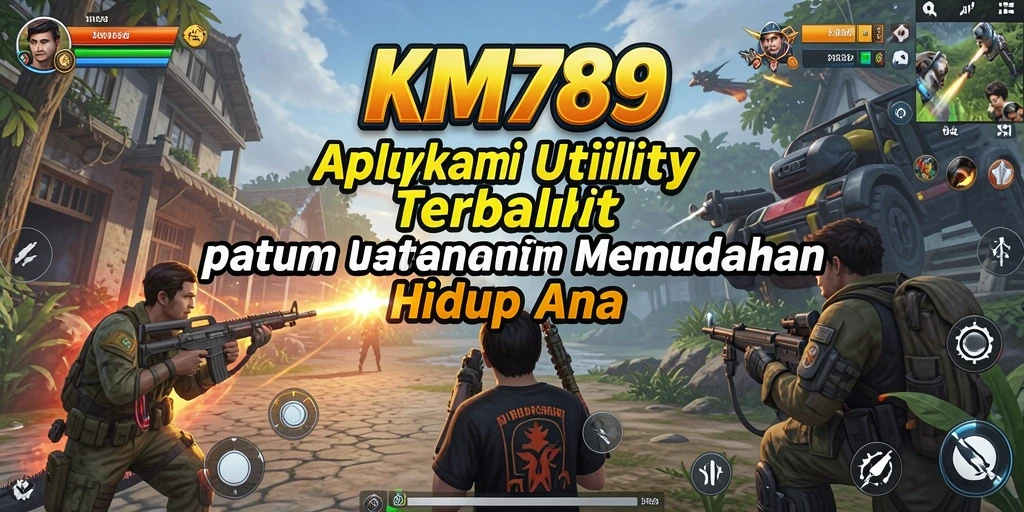 Tampilan utama KM789 dengan fitur Utility yang lengkap dan mudah digunakan.