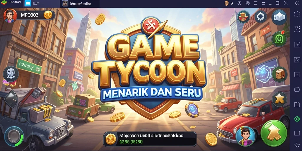 Tampilan screenshot MPO303 menampilkan momen seru dalam gameplay Tycoon.