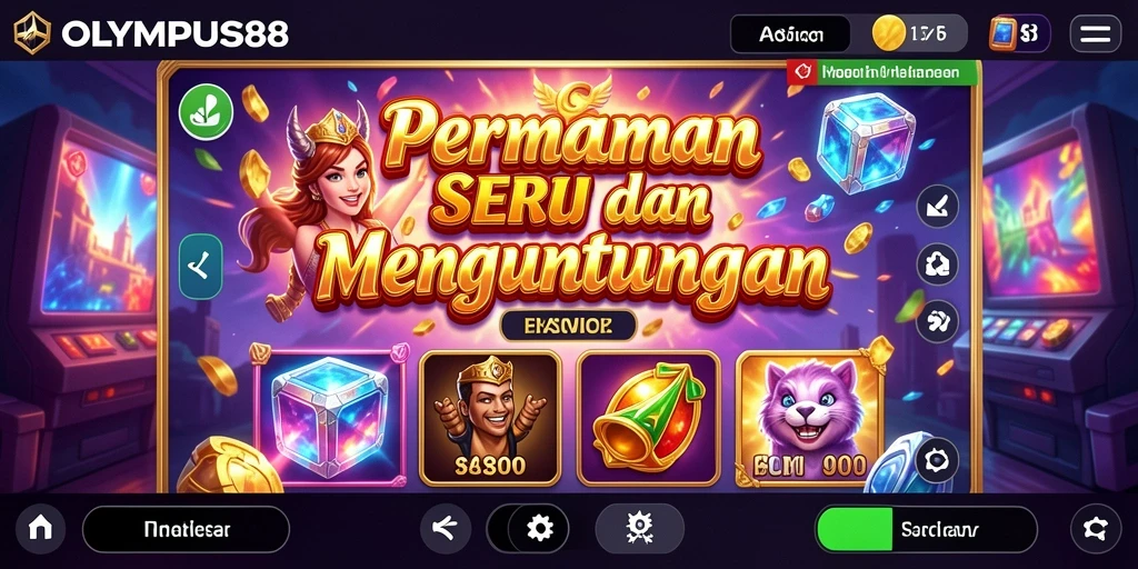 Tampilan menarik dari gameplay seru di OLYMPUS88.