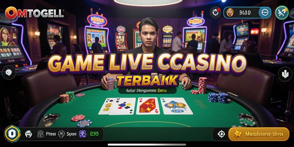 Gameplay Live Casino seru dan interaktif di OMTOGEL.
