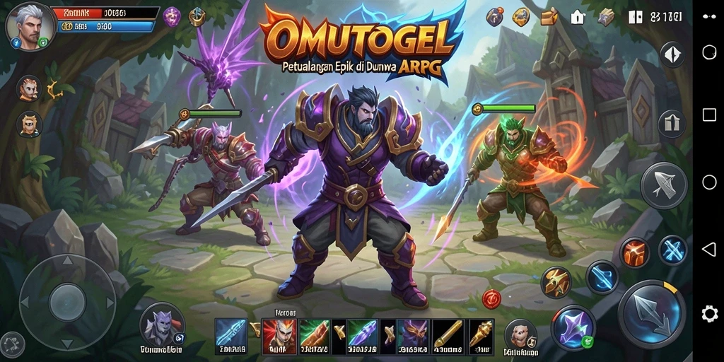 Gameplay seru dalam OMUTOGEL dengan visual yang menawan.