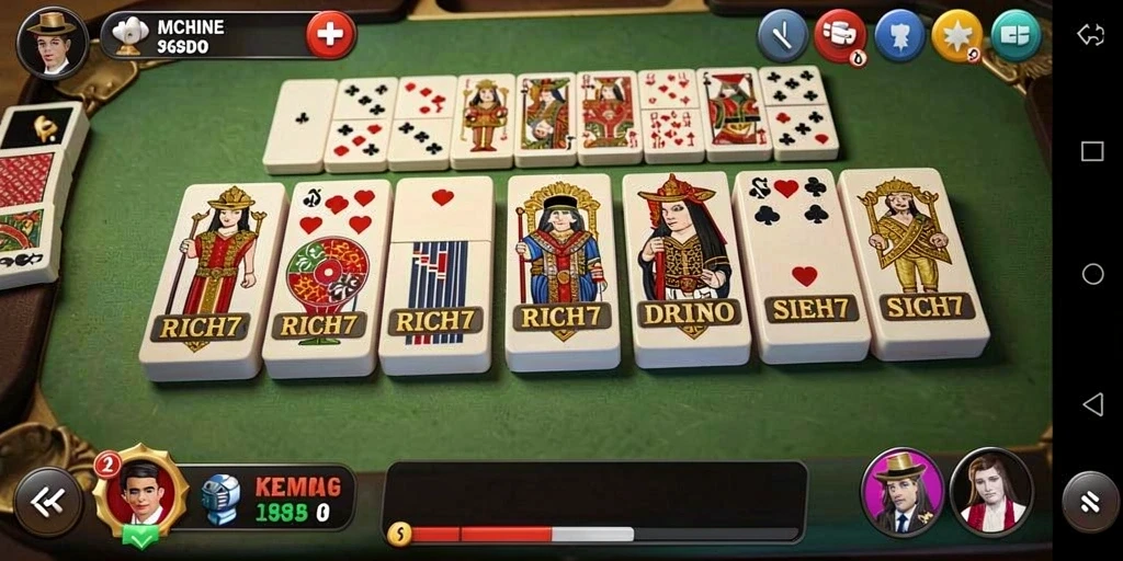 Tampilan gameplay RICH7 yang menarik dan penuh warna.