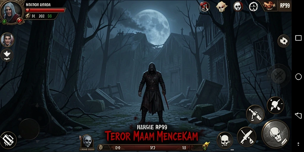 Tampilan gameplay menegangkan dari RP99 yang penuh kengerian.