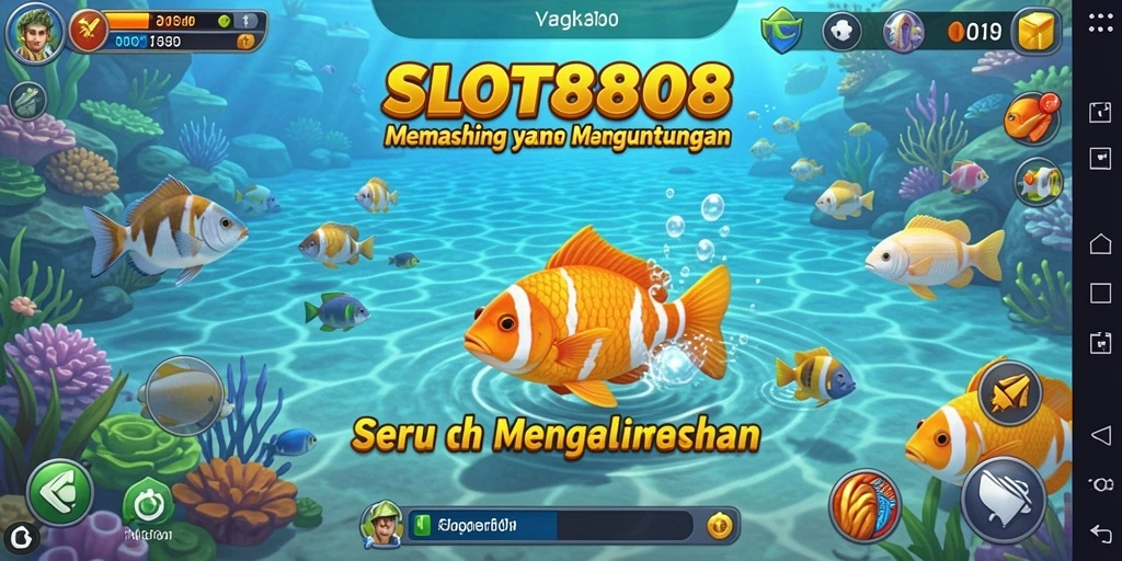 Tangkapan ikan yang beragam dalam gameplay SLOT8808.